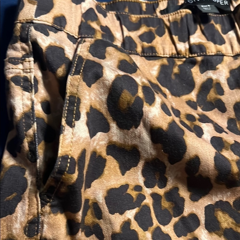 Boston Proper Leopard Print Skirt - Picture 2 of 6